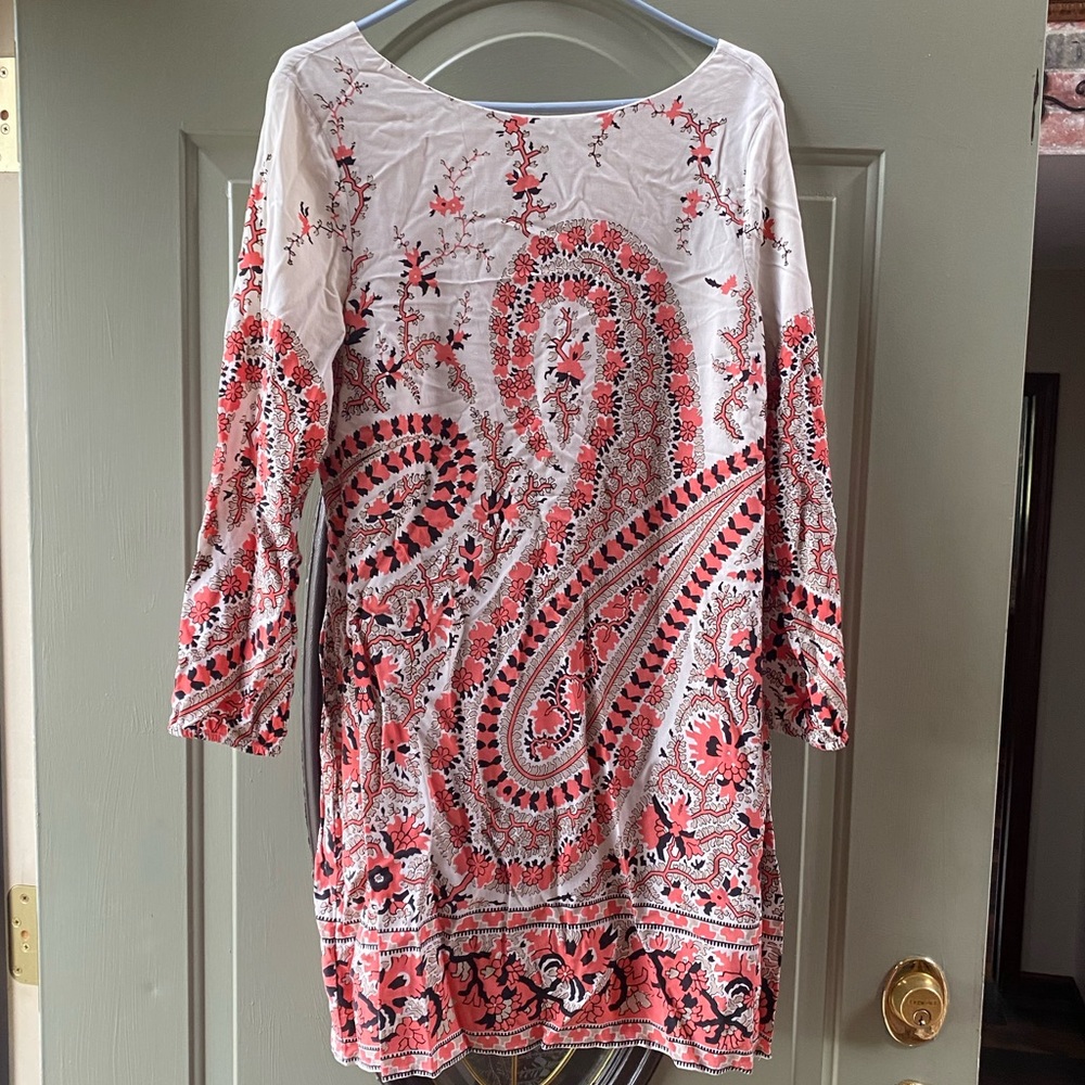 Paisley print fall colored dress! Old Navy size L